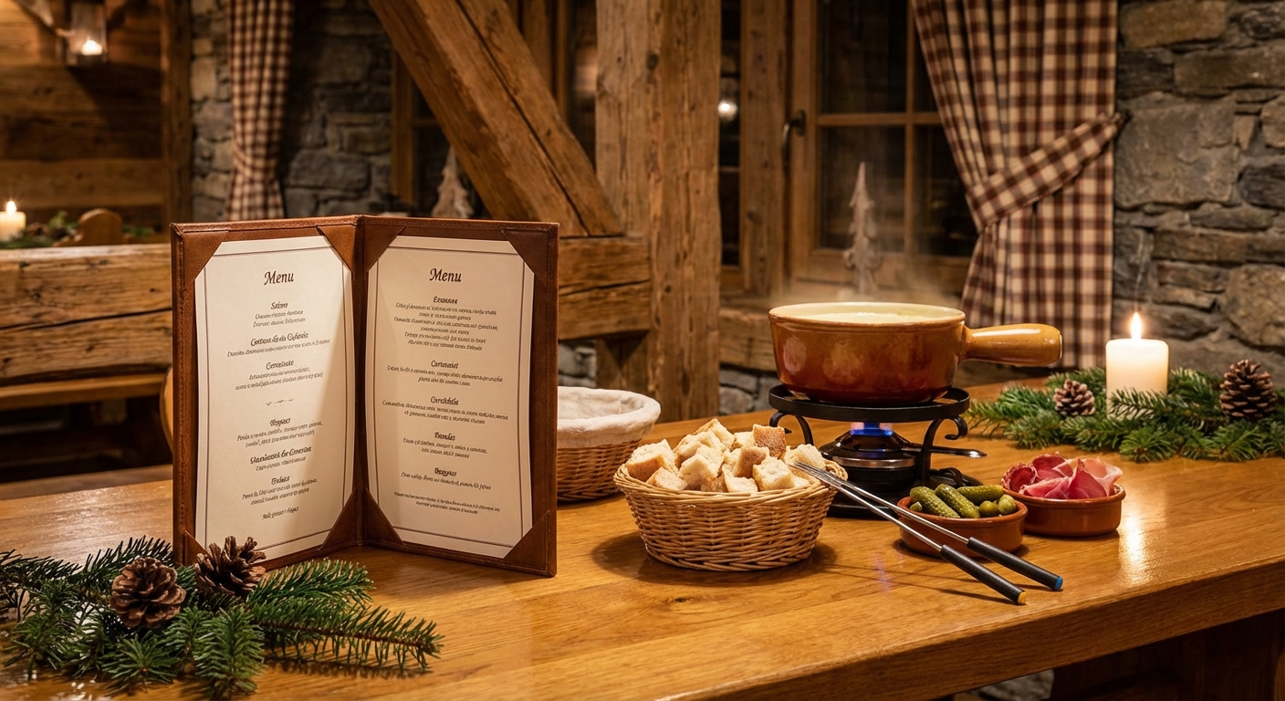 Menu Chalet - Formule entrée plat dessert au restaurant Le Chalet Saint-Michel Paris